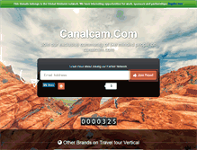 Tablet Screenshot of canalcam.com